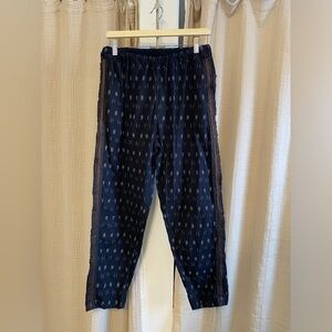 Anthropologie Navy Ankle Pants